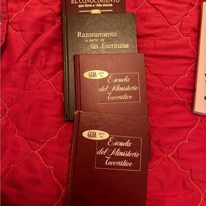 Spanish books, Razonamiento a partition de la escritura,guia para la escuela etc